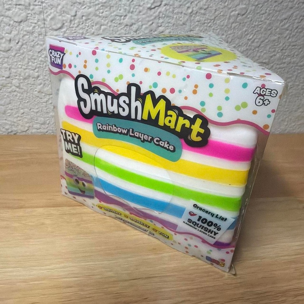 SmushMart Rainbow Layer Cake Squishy